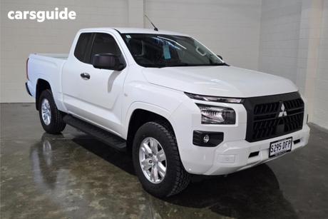 White 2024 Mitsubishi Triton Club Cab Pickup Glx+ (4X4)