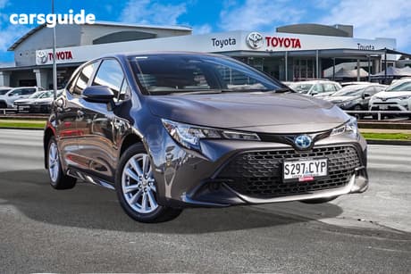 Grey 2023 Toyota Corolla Hatchback Ascent Sport Hybrid