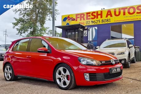 Red 2012 Volkswagen Golf Hatchback Gti