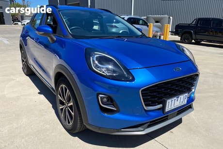 Blue 2020 Ford Puma Hatchback