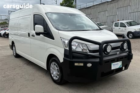 White 2019 Toyota HiAce Van Slwb