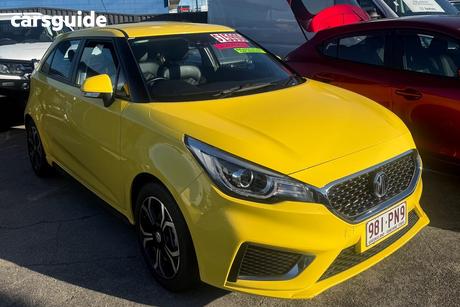 Yellow 2021 MG MG3 Hatchback Excite (With Navigation)