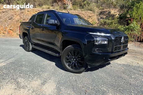 Black 2024 Mitsubishi Triton Double Cab Pick Up Gsr (4X4)
