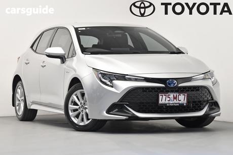 Silver 2024 Toyota Corolla Hatchback Ascent Sport Hybrid