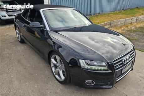 Black 2010 Audi A5 Cabriolet 2.0 Tfsi Quattro