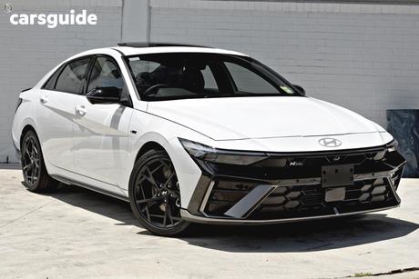 White 2025 Hyundai I30 Sedan N Line Premium