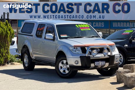 Silver 2011 Nissan Navara Dual Cab Pick-up St (4X4)