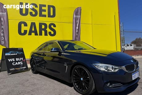 Blue 2014 BMW 4 Coupe 28I LUXURY LINE F32 MY14