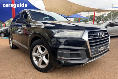 Black 2016 Audi Q7 Wagon 3.0 Tdi Quattro