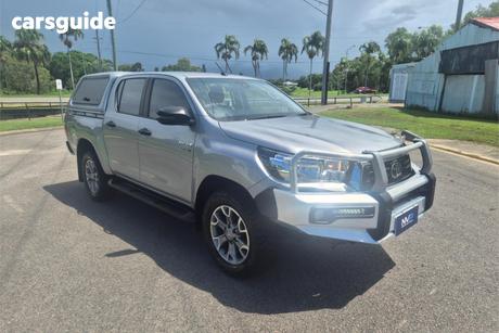 Silver 2020 Toyota Hilux Double Cab Pick Up Sr (4X4)