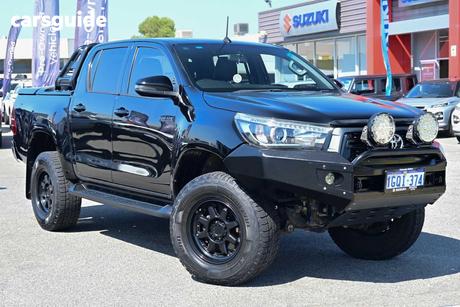 Black 2018 Toyota Hilux Dual Cab Utility Rogue (4X4)
