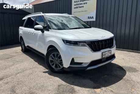 White 2022 Kia Carnival Wagon S