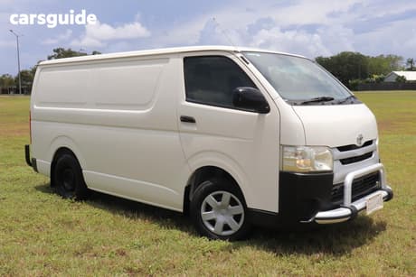 White 2014 Toyota HiAce Van Lwb