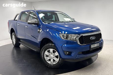 Blue 2021 Ford Ranger Double Cab Pick Up Xlt 2.0 (4X4)