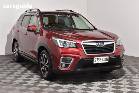 Red 2020 Subaru Forester Wagon 2.5I Premium (Awd)