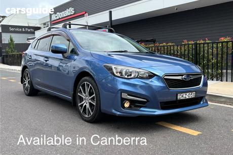 Blue 2017 Subaru Impreza Hatchback 2.0P Premium (Awd)