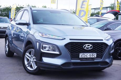 Silver 2019 Hyundai Kona Wagon Active (Fwd)