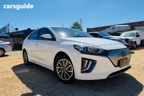 White 2021 Hyundai Ioniq Hatchback Electric Elite
