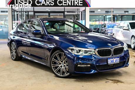 Blue 2018 BMW 540I Sedan M Sport