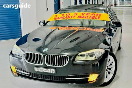 Black 2011 BMW 528I Sedan