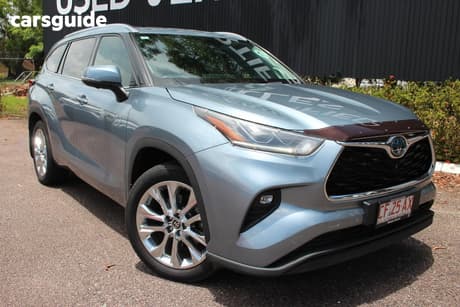 Blue 2022 Toyota Kluger Wagon Grande Hybrid Awd
