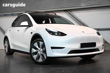 White 2022 Tesla Model Y Wagon Rear-Wheel Drive