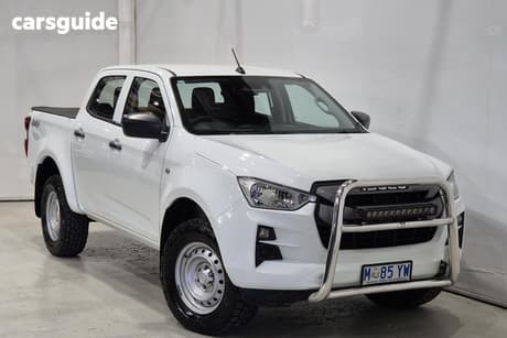 White 2022 Isuzu D-MAX Crew Cab Utility Sx (4X4)