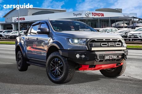 Grey 2020 Ford Ranger Double Cab Pick Up Raptor 2.0 (4X4)