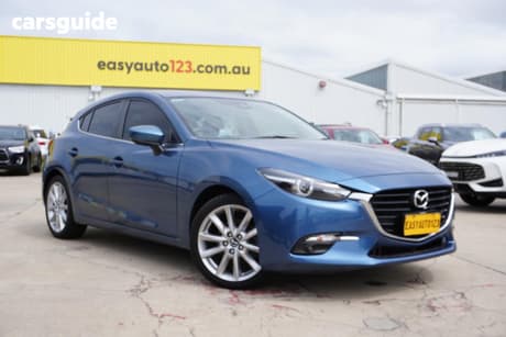 Blue 2018 Mazda 3 Hatchback Sp25 Gt
