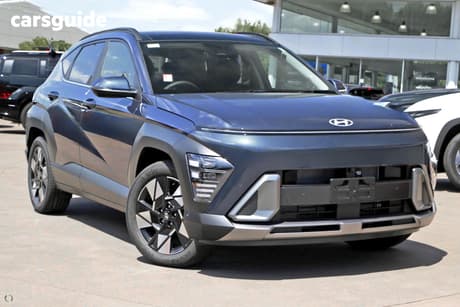 Blue 2025 Hyundai Kona Wagon Hybrid Premium