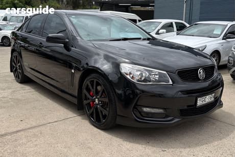 Black 2017 Holden Commodore Sedan Ss-V Redline