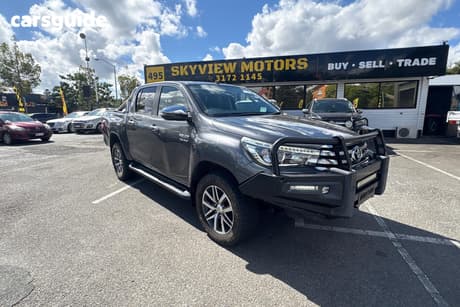 Grey 2017 Toyota Hilux Dual Cab Utility Sr5 (4X4)