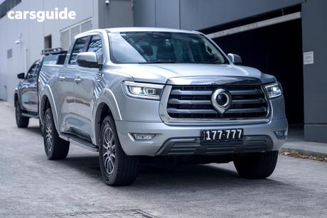 Silver 2023 GWM UTE Dual Cab Chassis Tray Cannon (4X4)