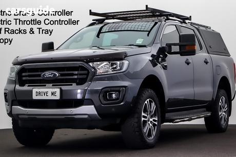 Grey 2021 Ford Ranger Double Cab Pick Up Wildtrak 2.0 (4X4)