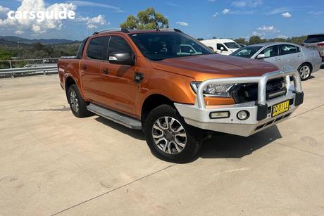 Orange 2016 Ford Ranger Dual Cab Pick-up Wildtrak 3.2 (4X4)