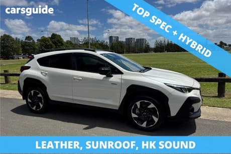 White 2023 Subaru Crosstrek Wagon Awd Hybrid L