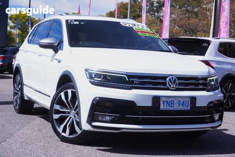 White 2018 Volkswagen Tiguan Wagon 162 Tsi Highline