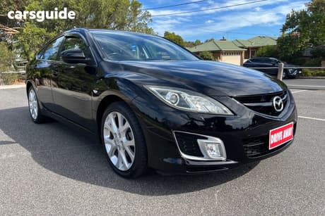 Black 2008 Mazda 6 Hatchback Luxury Sports