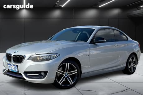 Silver 2014 BMW 220I Coupe Sport Line