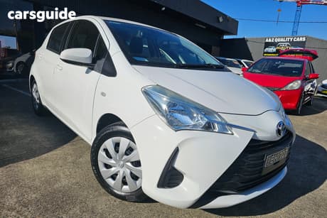 White 2018 Toyota Yaris Hatchback Ascent