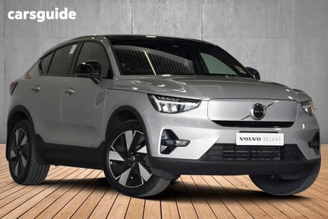 Silver 2024 Volvo C40 Wagon Recharge Pure Electric