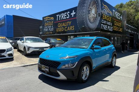 Blue 2021 Hyundai Kona Wagon (Fwd)