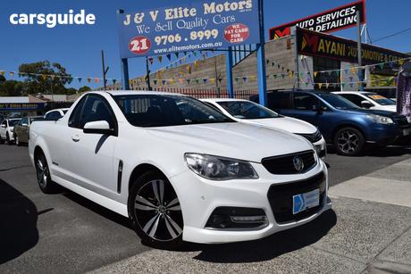 White 2015 Holden UTE Utility Sv6 Storm