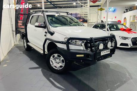 White 2017 Ford Ranger Dual Cab Utility Xlt 3.2 (4X4)