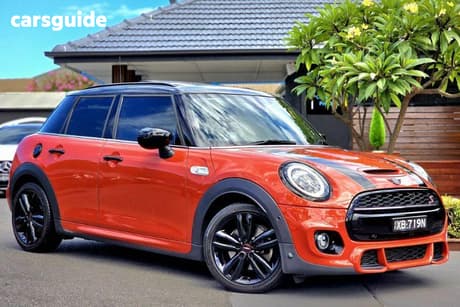 Orange 2021 Mini Cooper Hatchback S Classic 3D Hatch