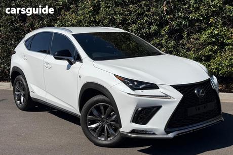 White 2021 Lexus NX300H Wagon F Sport Hybrid (Fwd)