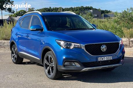 Blue 2020 MG ZS Wagon Essence