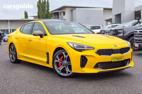 Yellow 2018 Kia Stinger Sedan Gt (Black Leather)