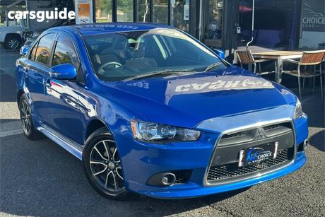 Blue 2015 Mitsubishi Lancer Sedan Es Sport