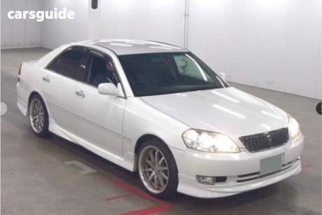 White 2002 Toyota Mark II Sedan JZX110